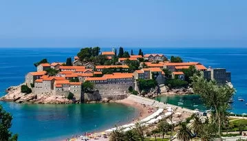 Чорногорія resorts: Светі-Стефан
